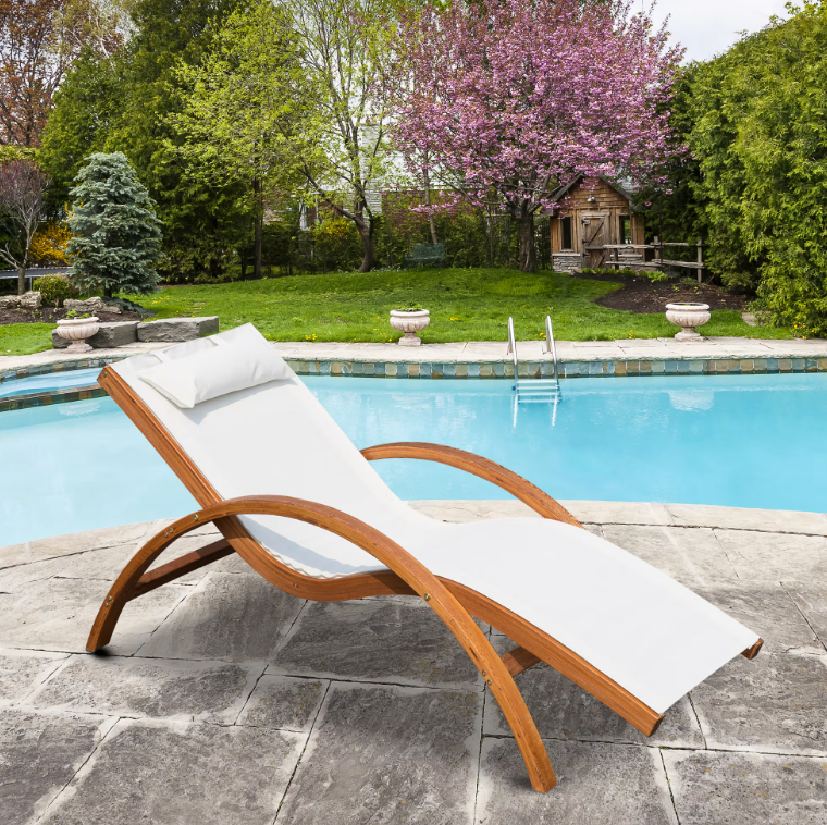 Шезлонг-лежак Мальта AFM-503C White  Афина