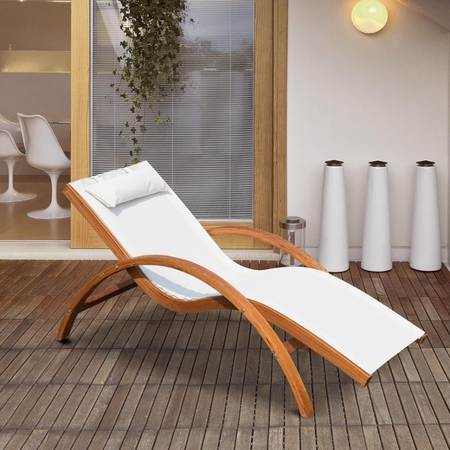 Шезлонг-лежак Мальта AFM-503C White  Афина