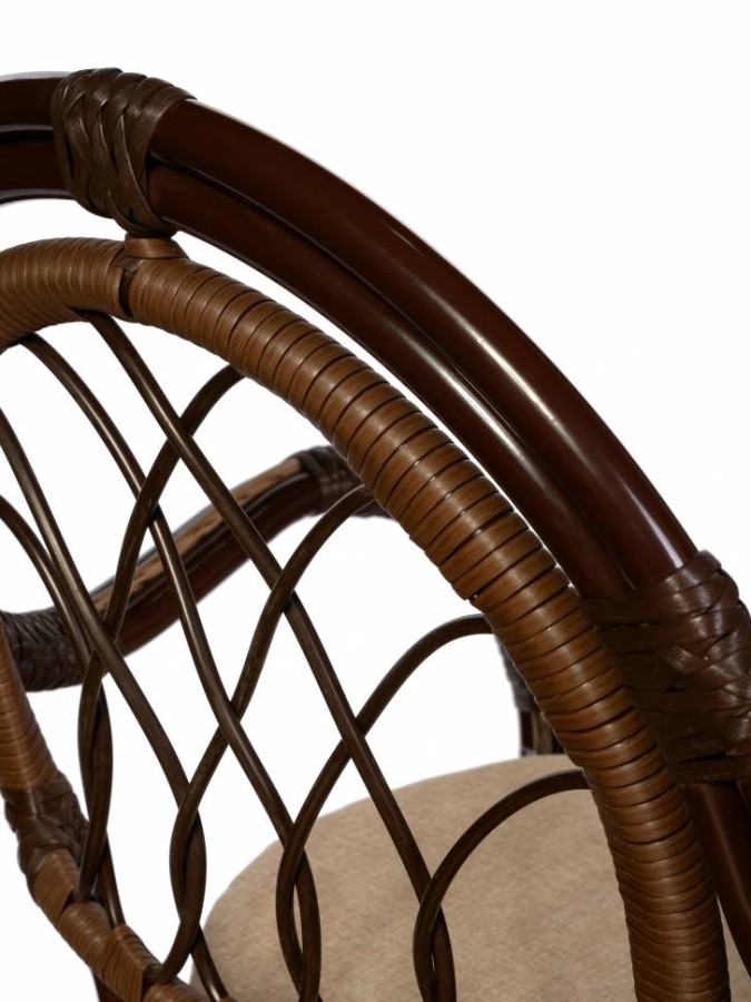 Стул Gavana из искусственного ротанга орех Garden story