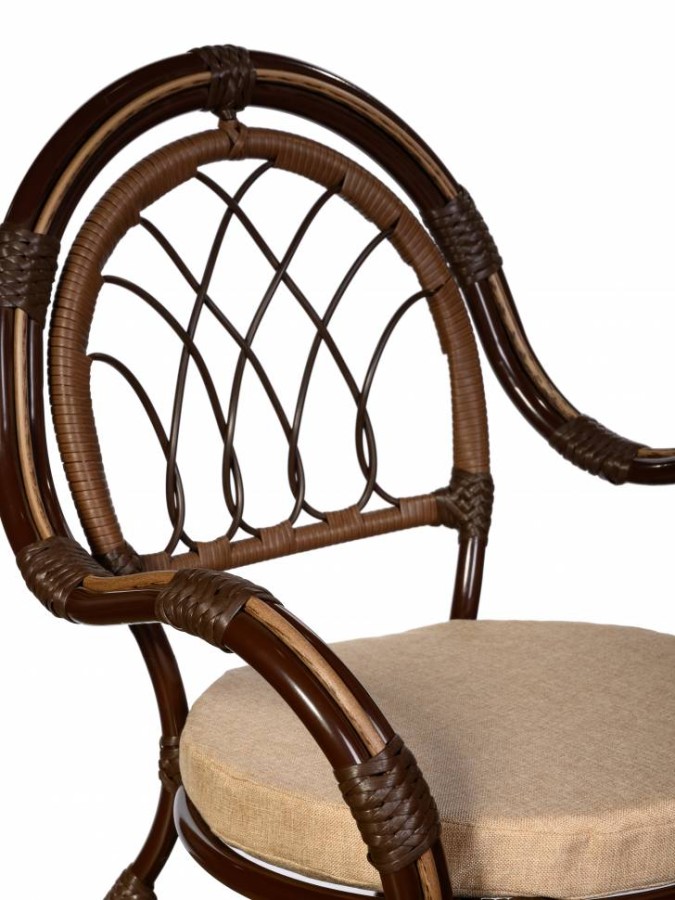 Стул Gavana из искусственного ротанга орех Garden story