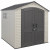 Пластиковый сарай LifeTime 7x7 фута Garden