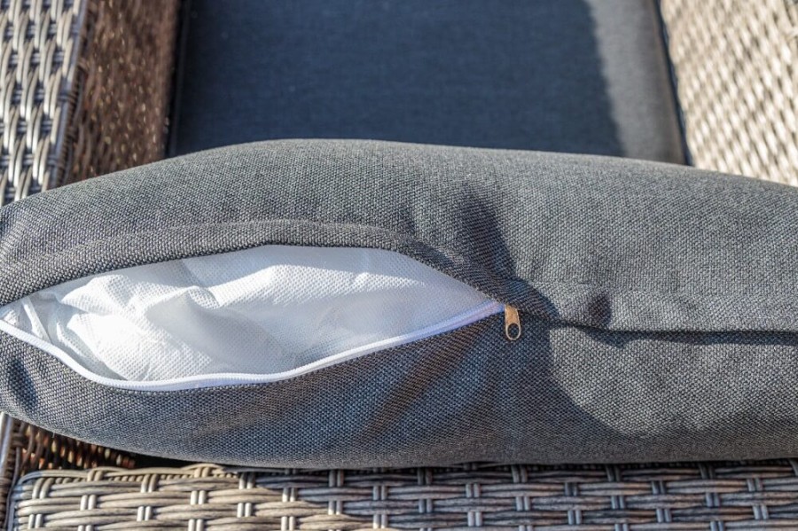 Лаунж-зона Karl с 3-местным диваном и 2 креслами серая Royal Family