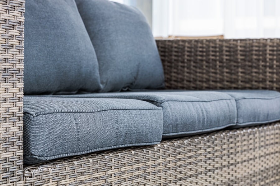 Лаунж-зона Karl с 3-местным диваном и 2 креслами серая Royal Family