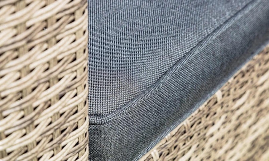 Лаунж-зона Karl с 3-местным диваном и 2 креслами серая Royal Family