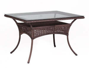 Стол прямоугольный 120 AIKO DECO коричневый