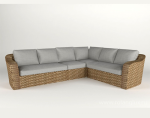 Угловой модульный диван Премьер Rotang Lux