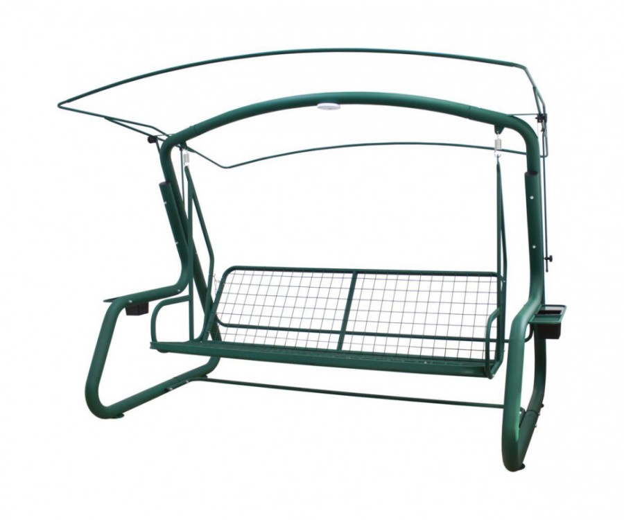 Садовые качели Эдем Люкс, зеленый Garden
