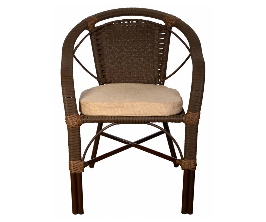 Кресло Denver из искусственного ротанга, орех Garden story