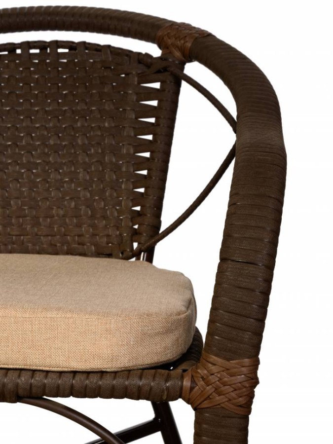 Кресло Denver из искусственного ротанга, орех Garden story