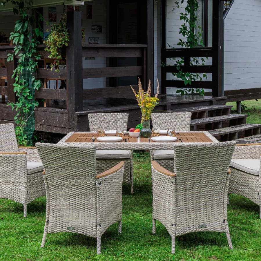 Обеденный комплект Amelia на 6 персон, бежевый Royal Family