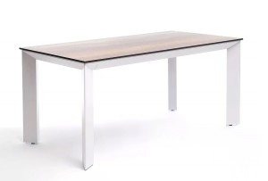 Обеденный стол Венето из HPL 160х80 см, дуб 4sis