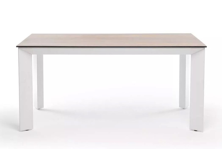 Обеденный стол Венето из HPL 160х80 см, дуб 4sis