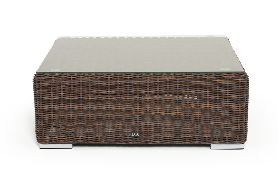 Журнальный столик плетеный, цвет коричневый