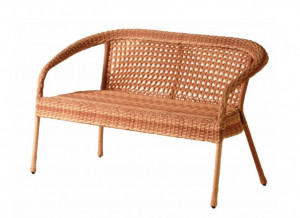 Софа 2-х местная DECO светло-коричневая Aiko