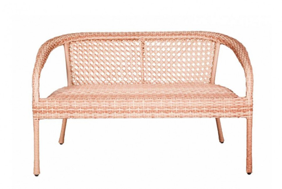 Софа 2-х местная DECO светло-коричневая Aiko