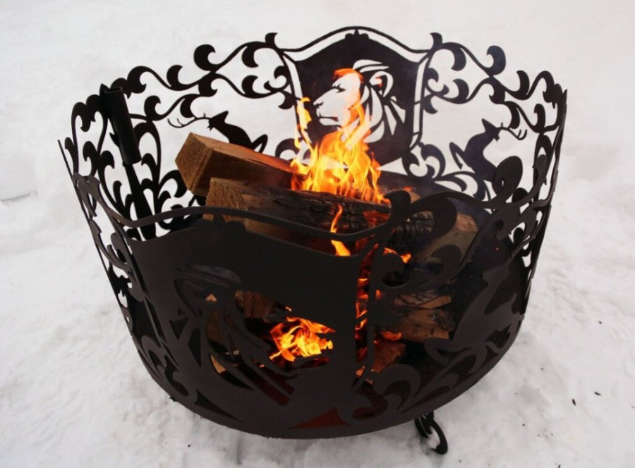 Костровая чаша Лев Garden