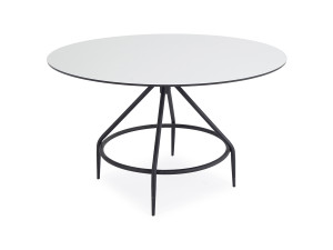 Обеденный Ницца стол круглый 100 молочный 4sis