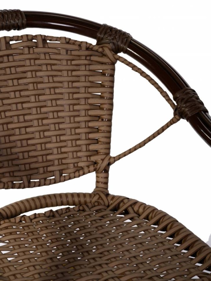 Кресло Bali (Бали) из искусственного ротанга, орех Garden story