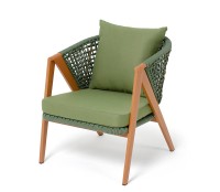 Кресло из роупа Амстердам, зеленый 4sis