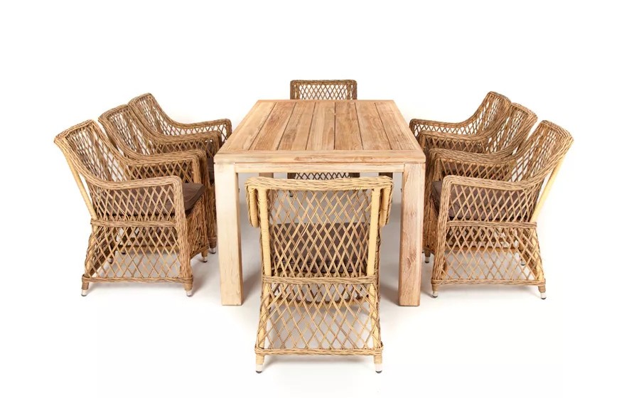 Обеденная группа Витория соломенный 4sis