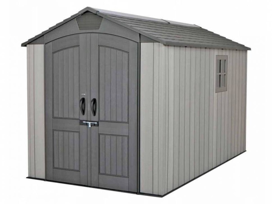 Пластиковый сарай LifeTime WoodLook 7'х12 Garden