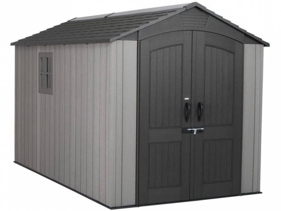 Пластиковый сарай LifeTime WoodLook 7'х12 Garden