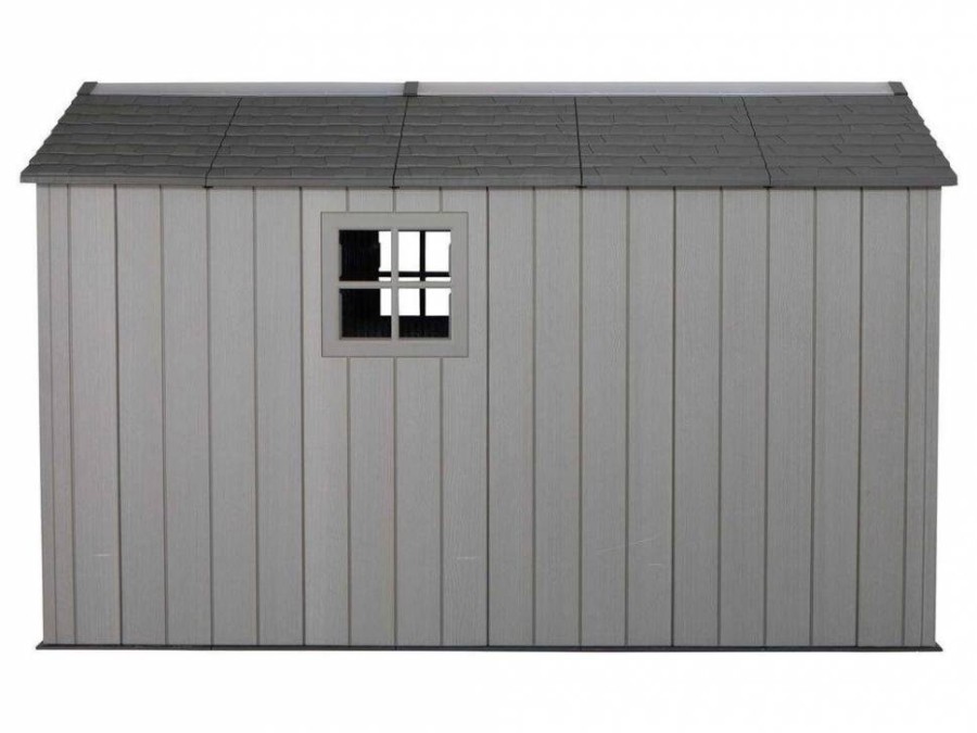 Пластиковый сарай LifeTime WoodLook 7'х12 Garden