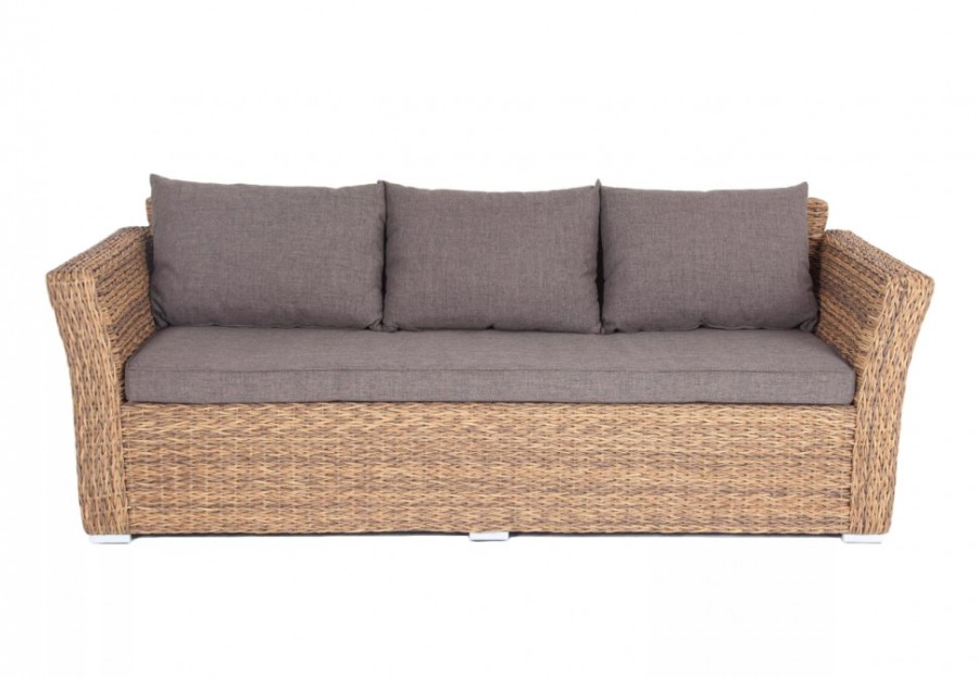 Диван трехместный Капучино ротанг гиацинт 4sis