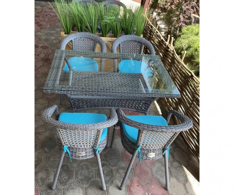 Обеденный Стол-2 DECO прямоугольный, серый Aiko