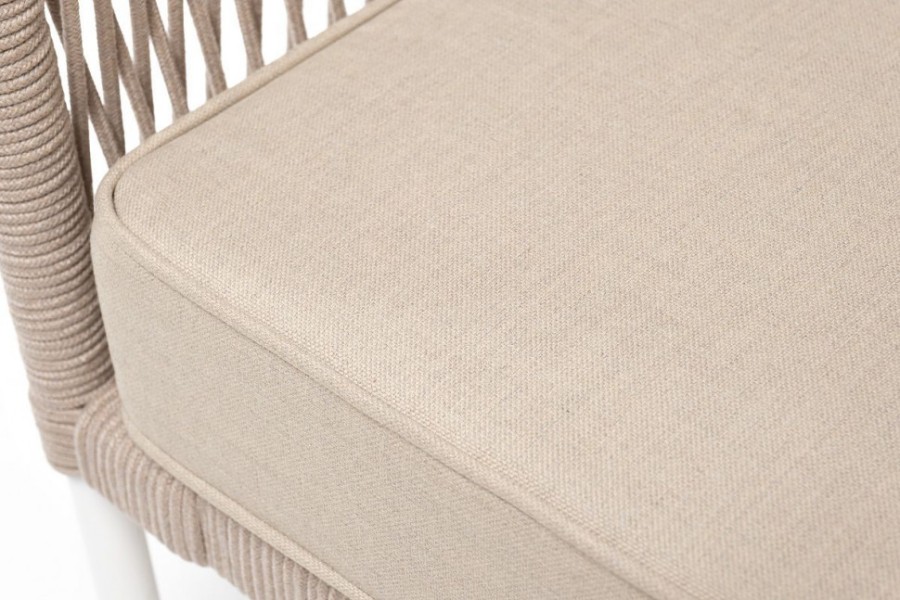 Кресло плетеное из роупа Канны бежевое 4sis