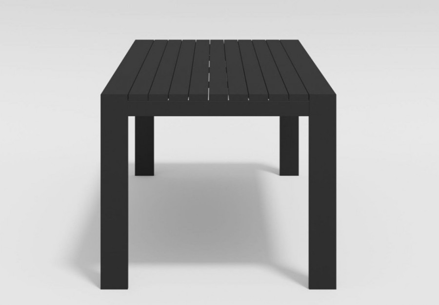 Обеденная группа Malia 180 с подлокотниками антрацит Gardenini