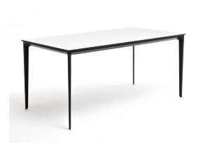 Обеденный стол Малага из HPL 160 молочный 4sis Обеденный стол Малага из HPL 160 молочный 4sis