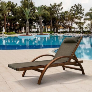 Шезлонг-лежак Мальта AFM-512 Olive Афина