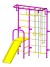 Детский спортивный комплекс С107 пурпурно/жёлтый Пионер