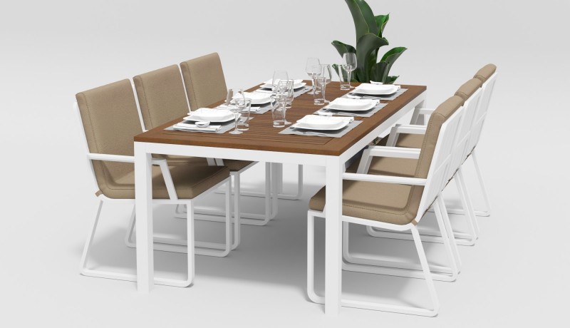 Стул Voglie armrest бежевый с подлокотниками Gardenini