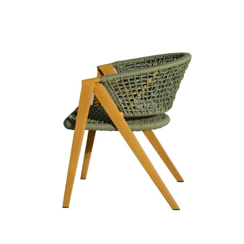 Стул Амстердам из роупа, зеленый 4sis