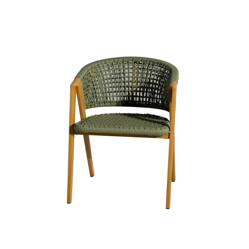 Стул Амстердам из роупа, зеленый 4sis