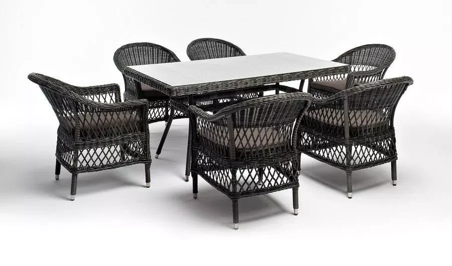 Обеденная группа Амароне на 6 персон, графит 4sis