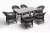 Обеденная группа Амароне на 6 персон, графит 4sis