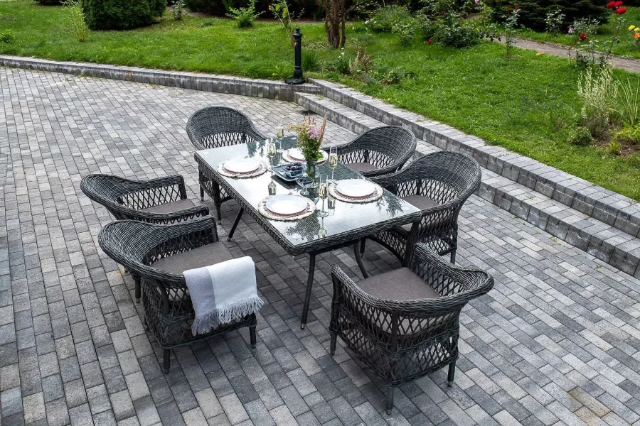 Обеденная группа Амароне на 6 персон, графит 4sis