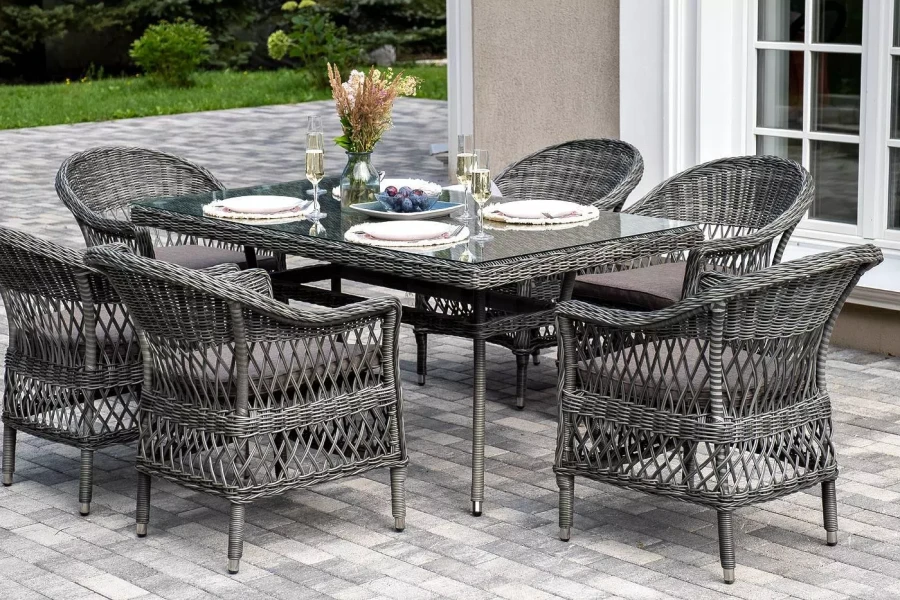 Обеденная группа Амароне на 6 персон, графит 4sis