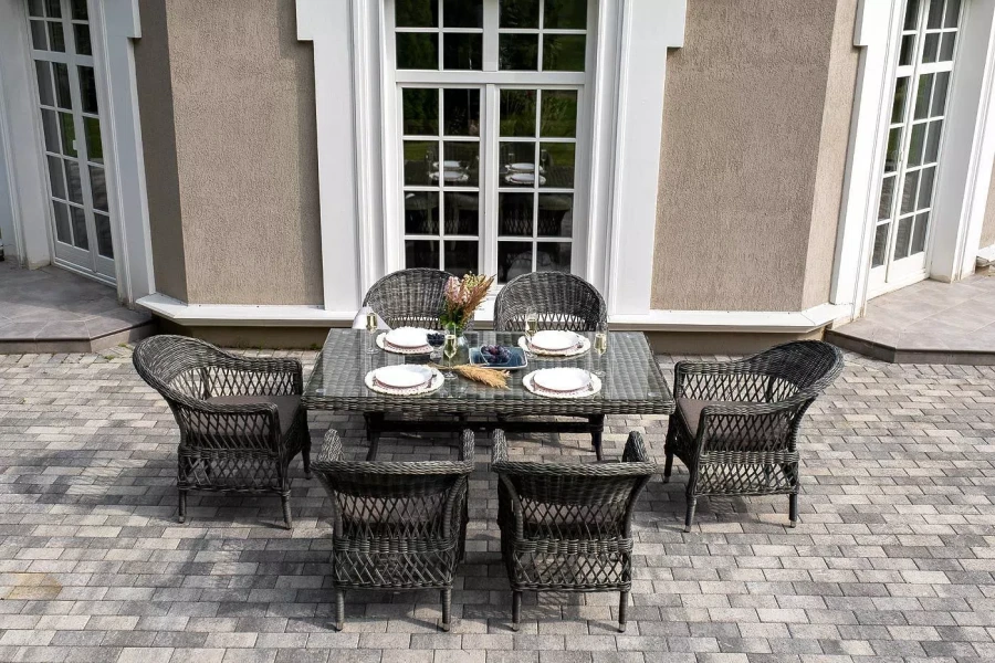 Обеденная группа Амароне на 6 персон, графит 4sis