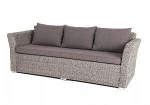 Диван трехместный Капучино ротанг гиацинт Graphite 4sis