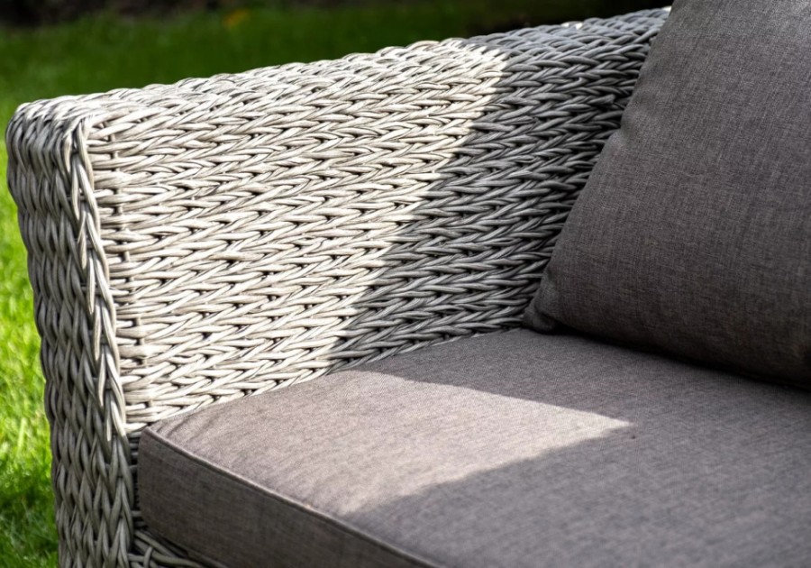 Диван трехместный Капучино ротанг гиацинт Graphite 4sis