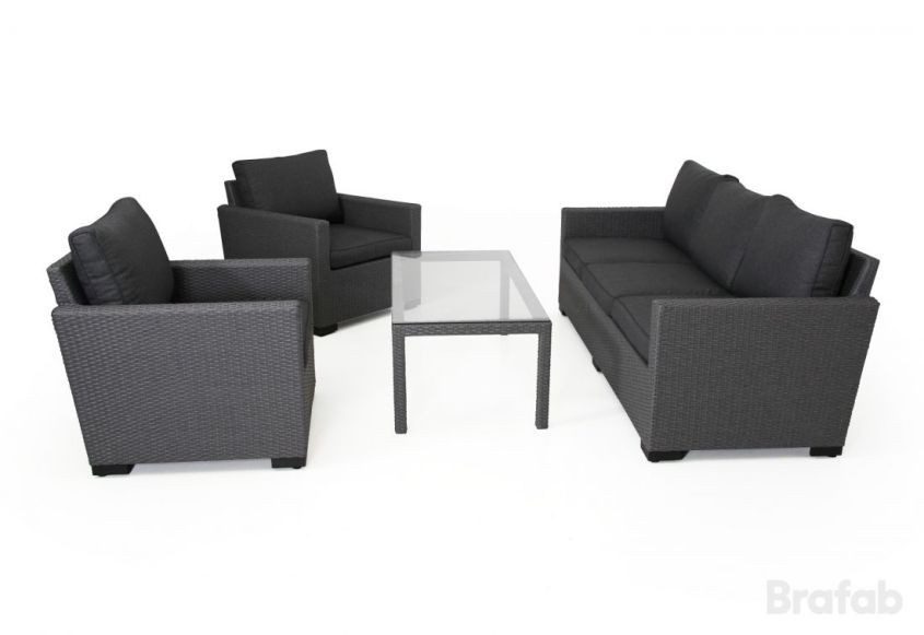 Комплект плетеной мебели CANBY grey Brafab