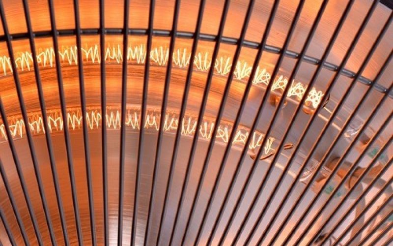 Электрический настольный обогреватель Hügett Tabletop Steel Garden