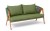 Двухместный диван из роупа Амстердам, зеленый 4sis