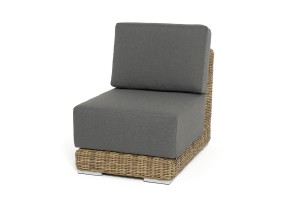 Диванный модуль прямой с подушками Капри, соломенный 4sis 