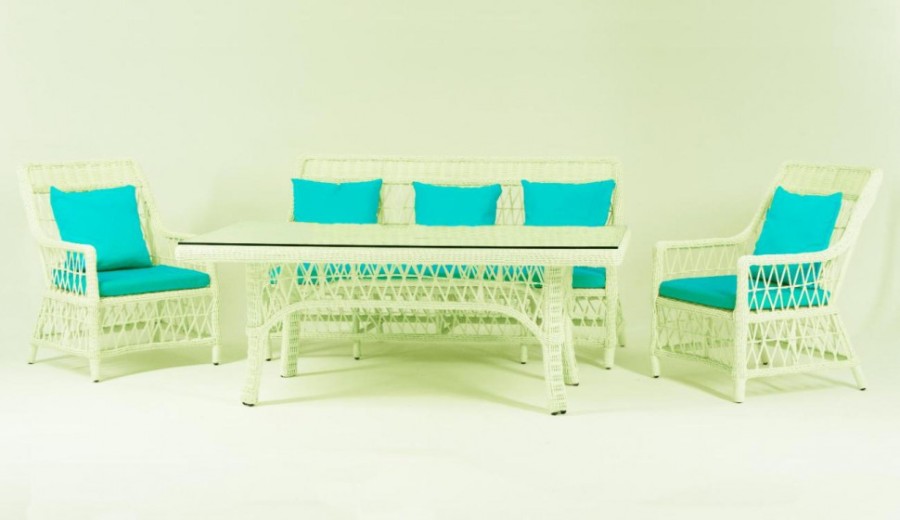 Комплект плетеной мебели Legend 3 коричневый Aiko