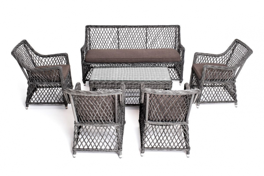 Лаунж-зона Асти 6 Grafit 4sis